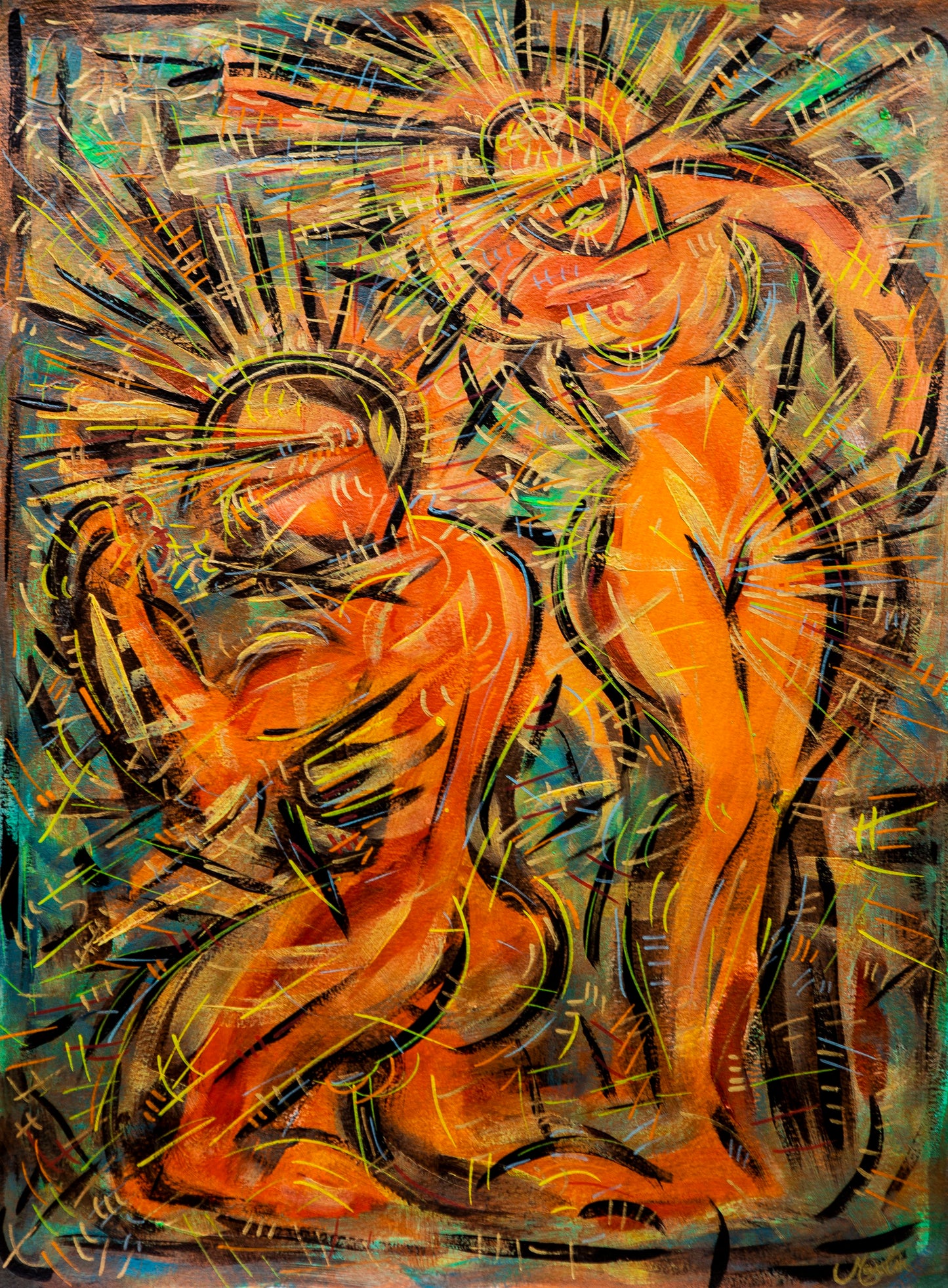 "Paradise Lost - Adam and Eve" - Open Edition Print